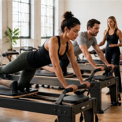 Reformer Pilates activity