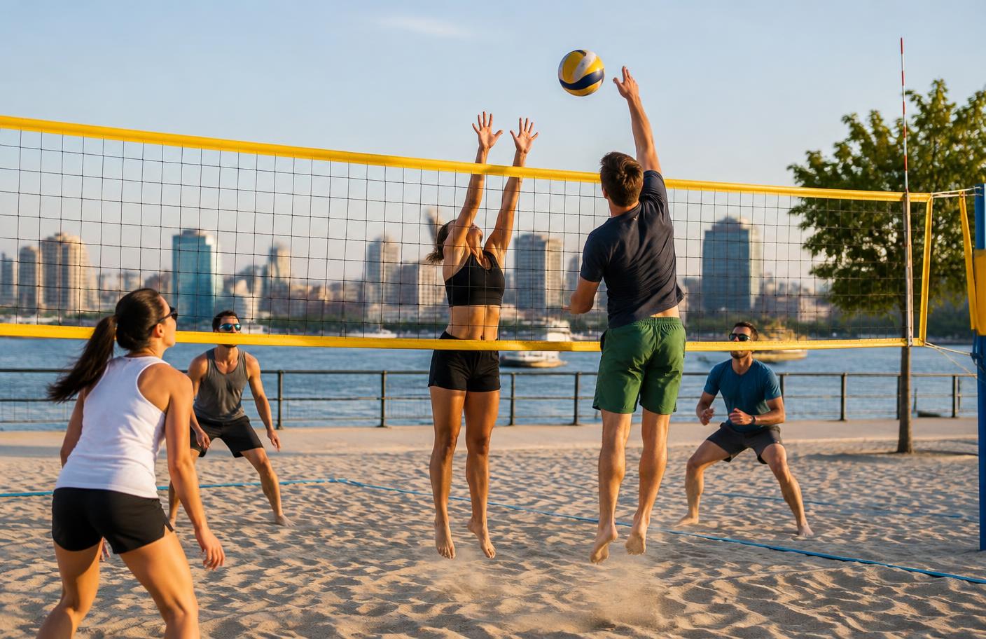 Beach Volleyball Social activity